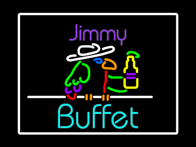 Jimmy Buffet Bar neon
