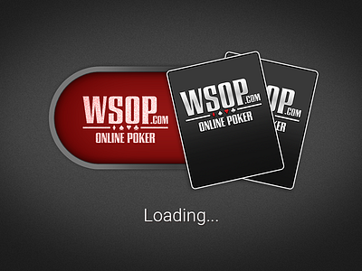 Poker App Loader Image app casino gaming icon logo mobile poker ui ux