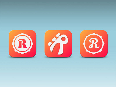 Music App Icons Designs app application icon icons logo mobile ui ux