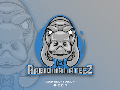 Rabid Manateez Logo Design