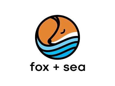 fox + sea brand brand design branding branding design design designlogo fox fox logo fox sea graphic design icon illustration logo logo design logo simple logodesign logos simple logo vector