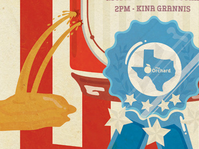 Orchard Sxsw Day Party color event fun party poster vintage
