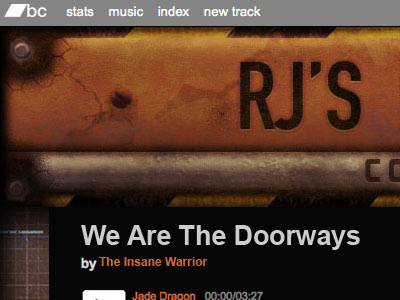 RJD2 Bandcamp page digital gritty grungy music website