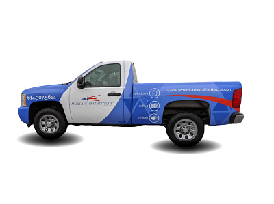 AWT Truck Wrap Design branding design design illustration