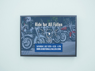 Ride for All Fallen Poster