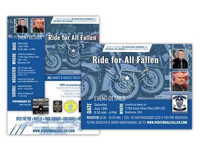 Ride for All Fallen Detail Flyer