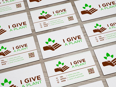 I Give A Plant- business card-logo