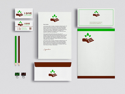 I Give A Plant-Stationery-logo