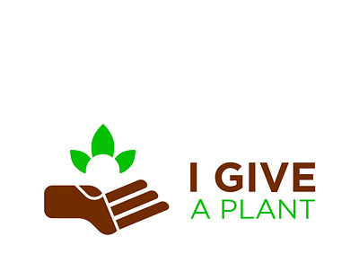 I Give A Plant-logo brand identity branding design icon illustration illustrator logo plant plant room vector