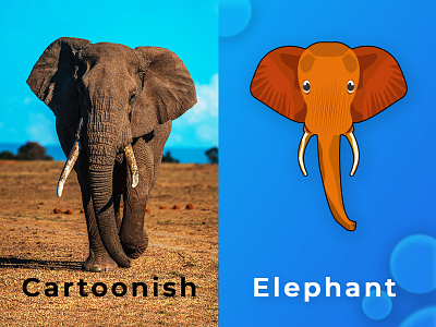 Protect Elephant africa aisa beatiful blue cartoon character cartoon illustration design elephant illustraion logo warm water