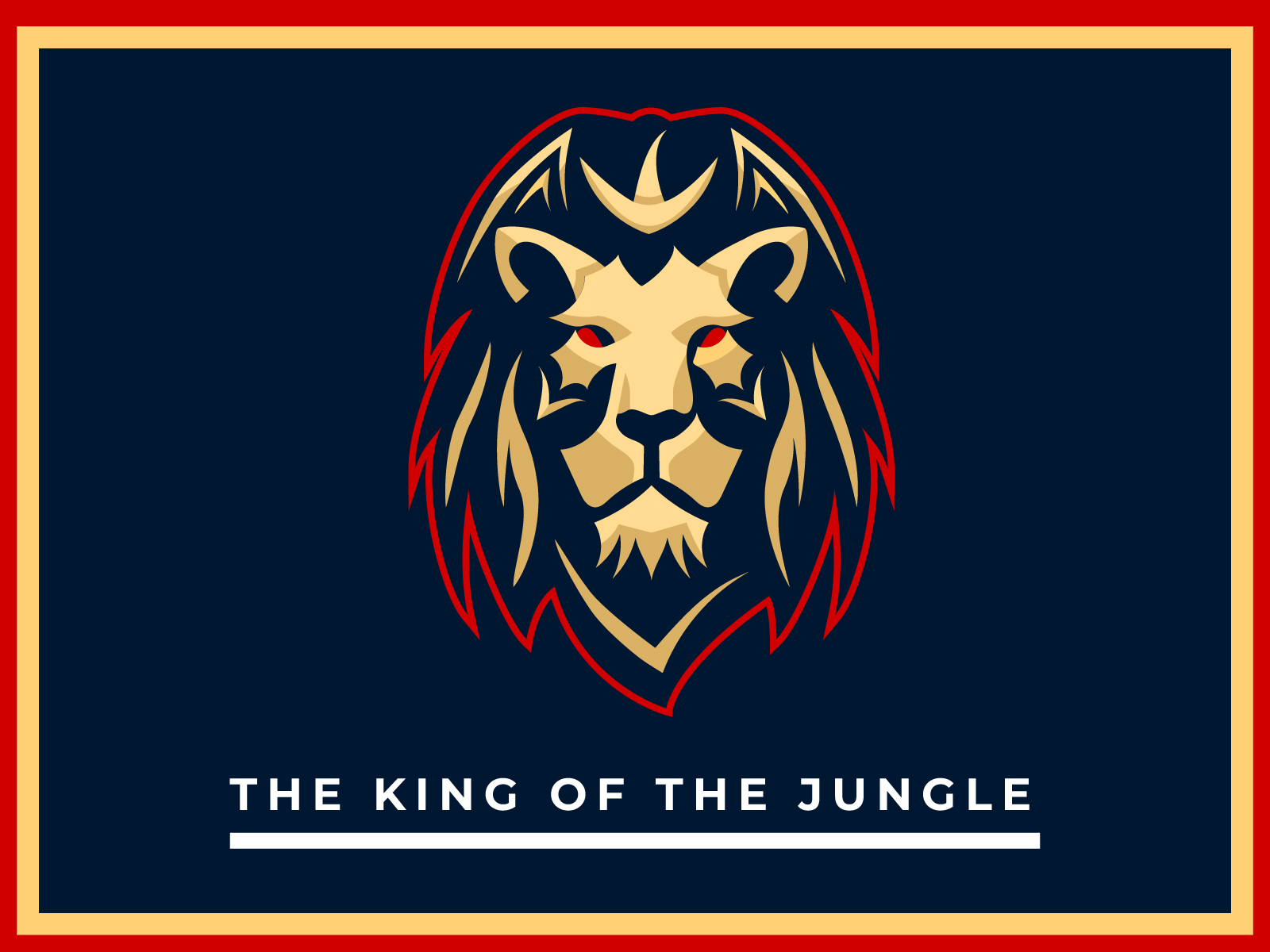 The King Of The Jungle By Youssef Aboud On Dribbble