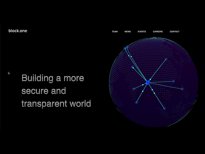 Visualizing Blockchain animation design ui ux web website