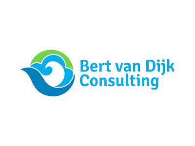 Bert van Dijk Consulting clouds eco energy green logo oil sea water wave wind energy wind farm windmill