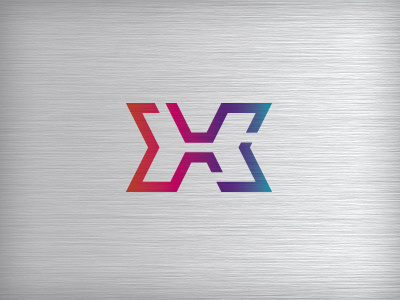 Hugo den Ouden - graphic designer character colorfull gradient h initial logo