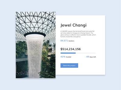 Daily UI - 032 - Crowdfunding adobexd architecture architecture design clean crowd funding crowdfund daily32 dailyui dailyui32 dailyuichallenge design minimal ui uiuxdesign weihuang