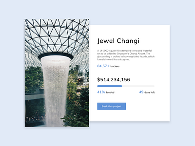 Daily UI - 032 - Crowdfunding