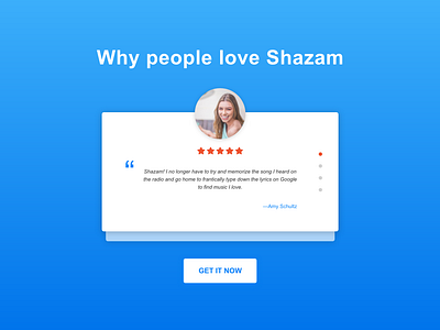 Daily UI - 039 - Testimonials