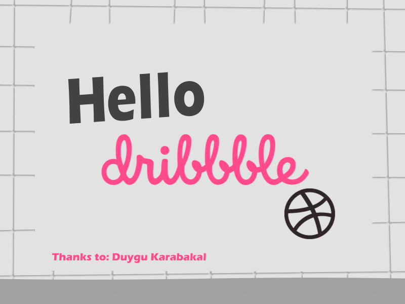 Dribbble_saludos aftereffects gif hellodribbble