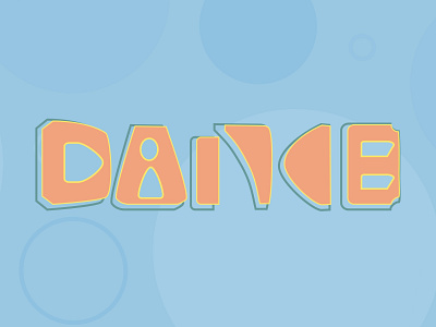 Baila dance design dribbbleweeklywarmup illustration letterform letters vector