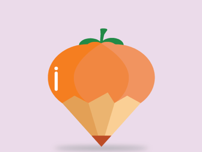 Pumpkin Pencil app design icon logo design ui design veggie vibrant