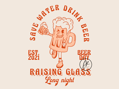 Beer Day Vintage Graphic