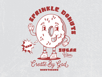 Sprinkle Donuts | Vintage Design T-shirt