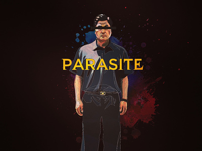 Parasite design illustration illustrator oscars photoshop vector