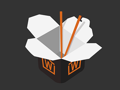 Wok House Icon app branding design flat icon illustration logo minimal vector web