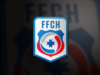 Chilean Football Federation (Re-Imagined) branding design flat football football logo illustration logo minimal vector
