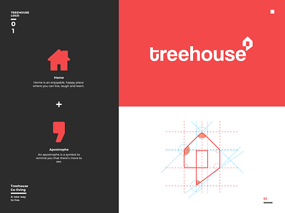 Treehouse | Branding brand design brand identity branding branding design coliving design logo treehouse typography vector