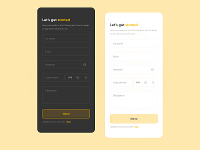 Sign Up app appdesign design login product design productdesign signin signup ui uiux ux