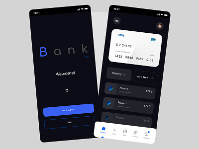 Banking App app appdesign application bank banking bankingapp design product design productdesign ui uiux ux