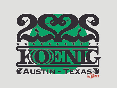 2222 Koening branding design illustration logo logo design tshirt design