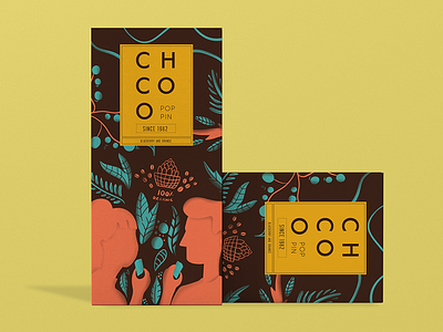 Chocolate Package Design branding branding design chocolate chocolate bar chocolate packaging design illustration packagedesign