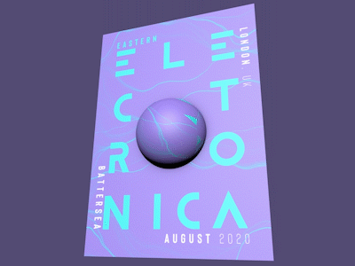 Music Festival Motion Poster aftereffects electronica festival festival poster motion motion design motiongraphics music poster poster art poster design