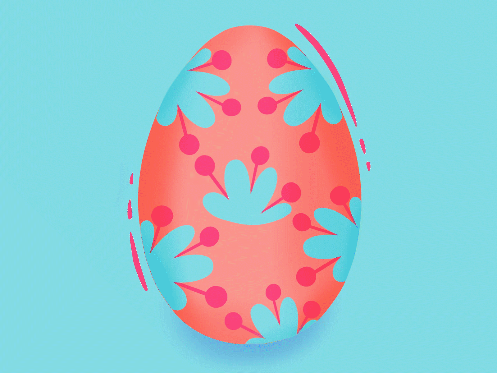 Easter Egg Animation animation animation design design easter easter egg illustration illustration art ipad pro motion motion design motiongraphics procreate