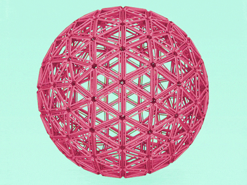 Geometric Sphere Motion 3d 3d art animation animation design c4dart cinema4d cinema4dart motion motion design motiongraphics