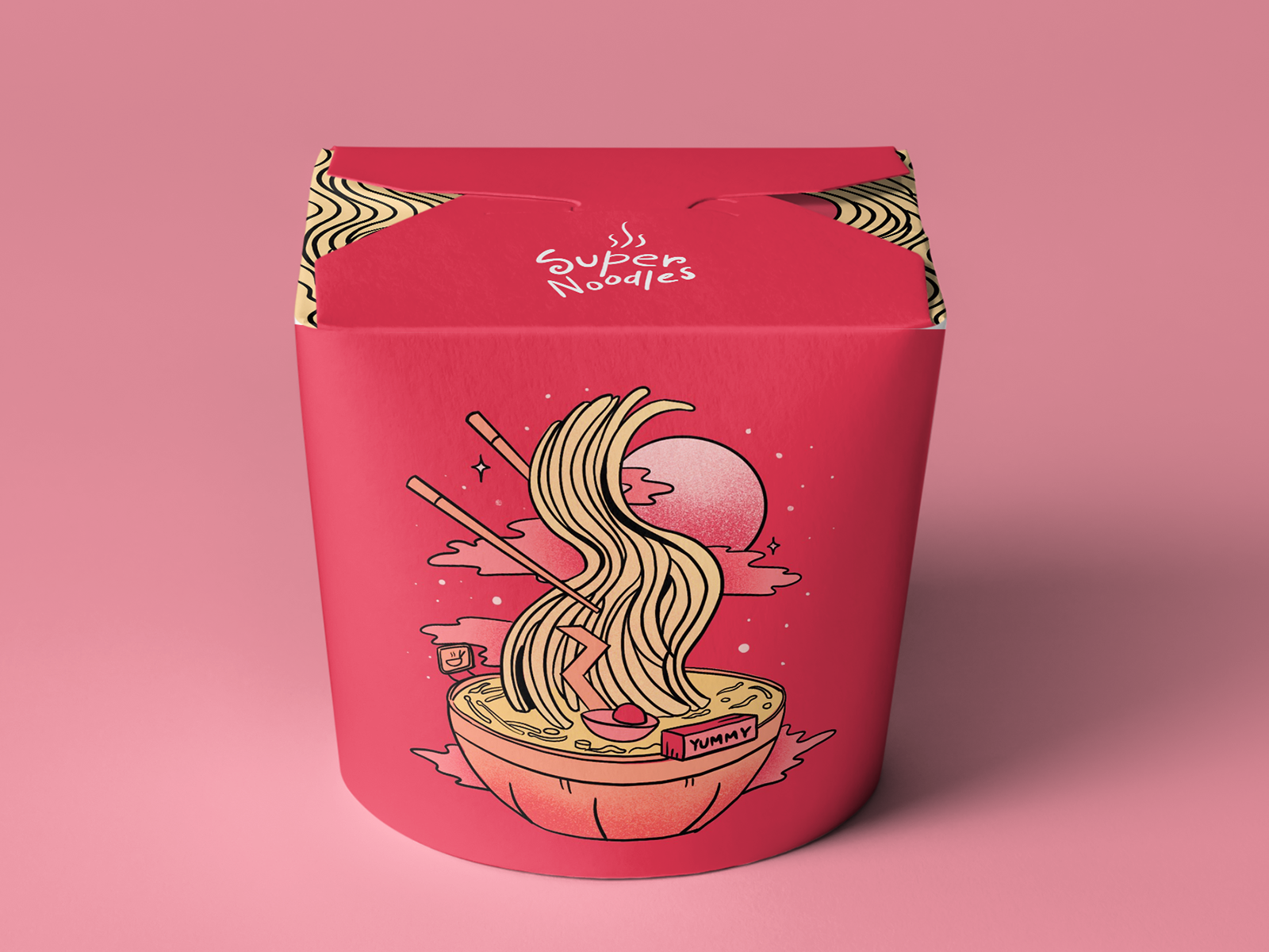 Download Noodles Packaging Design by Loud Mob Media on Dribbble