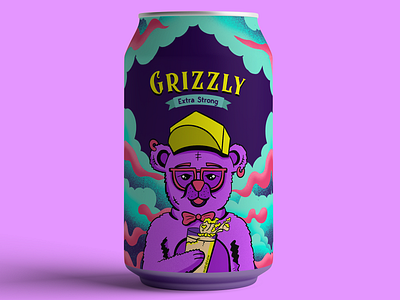 Grizzly Beer Mock-Up