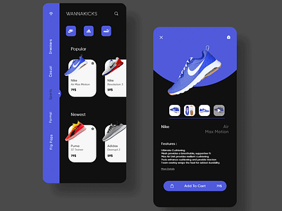 E-Commerce Shoe App UI android android app android app design app app design application ecommerce ecommerce app ecommerce design ios mobile mobile app mobile app design mobile ui shoe shoes app ui ui ux uidesign uiux