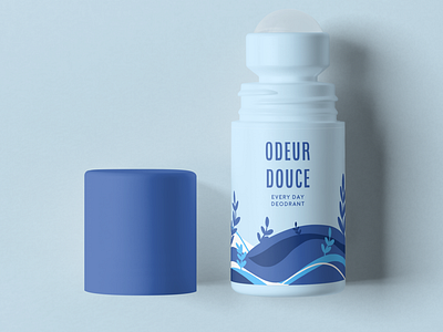 Branding and Packaging for a Deodorant brand.