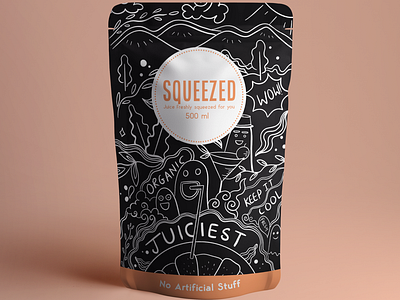 Packaging and Branding Design for an Organic Fresh Juice