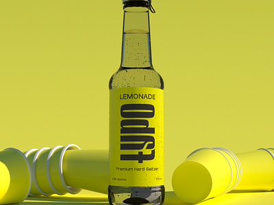 Branding & 3D Product Visualisation for a Hard Seltzer Brand