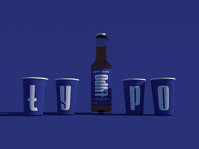 Branding & 3D Product Visualisation for a Hard Seltzer Brand