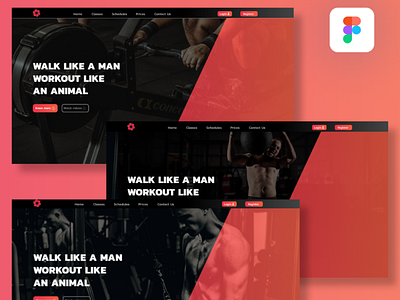 Gym Workout 💪👌 how was this figma adobe xd