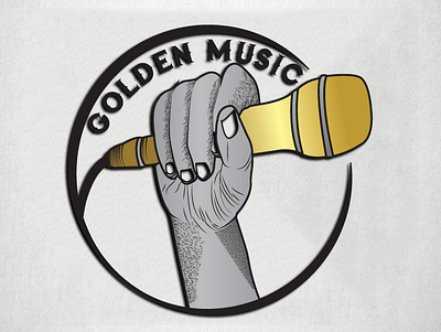 Golden Music logo vintage