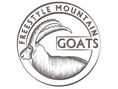 Vintage Goat of Mountain logo vintage