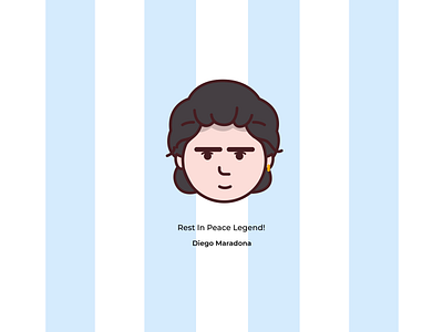 God Father of Football - Maradona design football illustration maradona