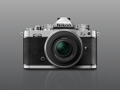 Nikon Z fc 3D rendered in XD