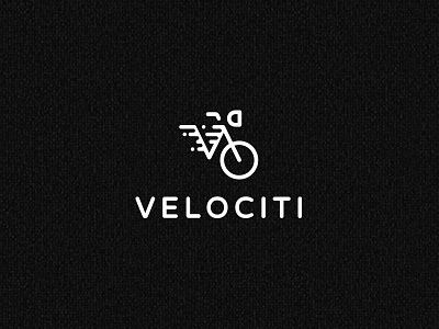 Velociti app bike branding delivery design grocery logistic logo online shop velociti velocity